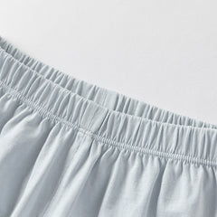 Dave&Bella Kids Boys Summer Cotton Blue Striped Polos Shorts Sets