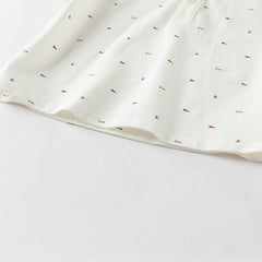 Dave&Bella Toddler Boys Summer Cotton Beige College Polos Short Pant Sets