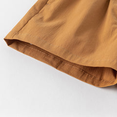 Dave&Bella Toddler Boys Summer College Yellow White Striped T-shirt Shorts Sets