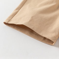 Dave&Bella Toddler Boys Summer Cotton Yellow T-shirt Short Pant Sets