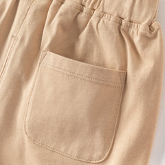 Dave&Bella Toddler Boys Summer Cotton Yellow T-shirt Short Pant Sets