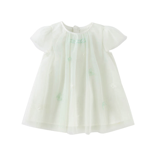 Dave&Bella Girls Summer Elegance Mint Green Mesh Party Dress