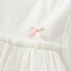 Dave&Bella Girls Summer White Mesh Princess Dress