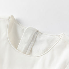 Dave&Bella Girls Summer White Mesh Princess Dress