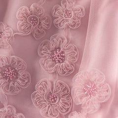 Dave&Bella Girls Summer Sleeveless Purple Pink Birthday Mesh Dress