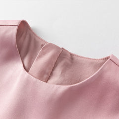 Dave&Bella Girls Summer Sleeveless Purple Pink Birthday Mesh Dress