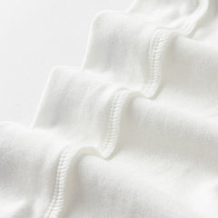 Dave&Bella Baby Boys Summer Casual White Indoor Comfortable Rompers