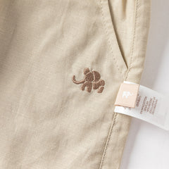 Dave&Bella Toddler Boys Summer Floral Print Shirt Khaki Shorts Sets