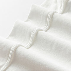 Dave&Bella Toddler Boys Summer White Breathable Cotton T-shirt Short Sets