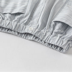 Dave&Bella Toddler Boys Summer White Breathable Cotton T-shirt Short Sets