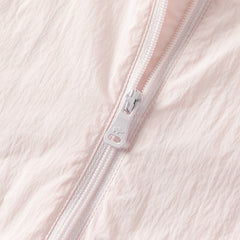 Dave&Bella Toddler Girls Summer Cute Pink Hooded Lightweight Outdoor Sunscreen Jackets