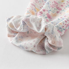 Dave&Bella Toddler Girls Summer Sweet Floral Print Mosquito-Proof Loose Pants