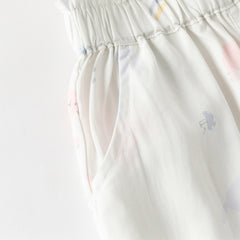 Dave&Bella Toddler Girls Summer Cute Print Anti-mosquito Jogger Pants