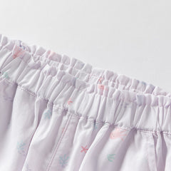 Dave&Bella Toddler Girls Summer Cute Print Anti-mosquito Jogger Pants
