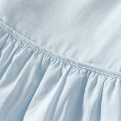 Dave&Bella Girls Summer Blue Mesh Sleeveless Party Dress