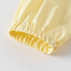 Dave&Bella Kids Boys Summer Yellow Outdoor UV-protection Lightweight Hooded Jackets