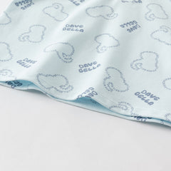 Dave&Bella Toddler Boys Summer Cotton Blue T-shirt Short Pant Sets