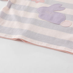 Dave&Bella Toddler Boys/Girls Summer Playful Striped Breathable Classic T-shirts Tops