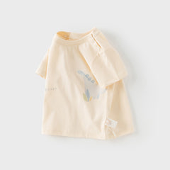 Dave&Bella Toddler Girls/Boys Summer Multi-color&print Casual T-shirts Tops