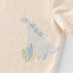 Dave&Bella Toddler Girls/Boys Summer Multi-color&print Casual T-shirts Tops