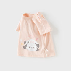 Dave&Bella Toddler Girls/Boys Summer Multi-color&print Casual T-shirts Tops