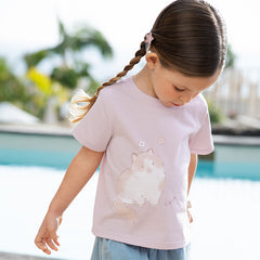 Dave&Bella Toddler Girls/Boys Summer Multi-color&print Casual T-shirts Tops