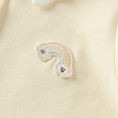 Dave&Bella Kids Girls Summer Yellow College Style T-shirt Skirt Sets
