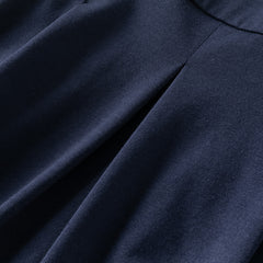 Dave&Bella Girls Summer Navy Blue Formal Naval Collar Dress