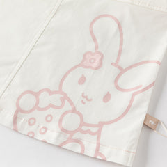 Dave&Bella Girls Summer Cartoon Print Pink Polo Dress