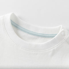 Dave&Bella Toddler Boys Summer Cute Dinosaur/Tiger Print Soft T-shirts Tops