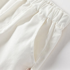 Dave&Bella Toddler Boys Summer Green Striped Shirt Cotton Shorts Sets