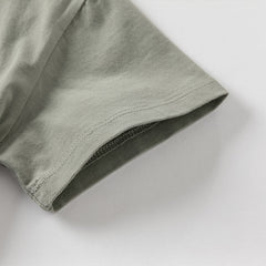 Dave&Bella Toddler Boys Summer Cotton Gradient T-Shirt Short Pant Sets