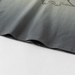 Dave&Bella Toddler Boys Summer Cotton Gradient T-Shirt Short Pant Sets