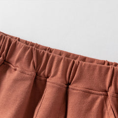 Dave&Bella Toddler Boys Summer Cotton Gradient T-Shirt Short Pant Sets