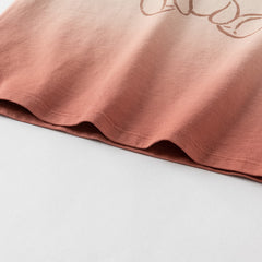 Dave&Bella Toddler Boys Summer Cotton Gradient T-Shirt Short Pant Sets