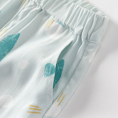 Dave&Bella Toddler Boys Summer Animal Print Anti-mosquito Pants