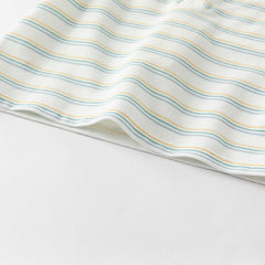 Dave&Bella Toddler Boys Summer Cotton Green Striped T-shirt Shorts Sets