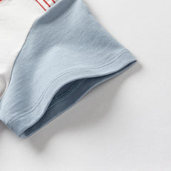 Dave&Bella Toddler Boys Summer White Cotton Soft Casual T-shirts