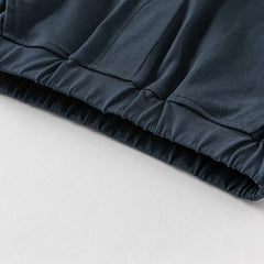 Dave&Bella Kids Boys Summer Cotton Polos Five-Point Short Pant Sets