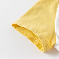 Dave&Bella Toddler Boys Summer Cotton Casual White T-shirt Short Outfit Sets