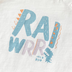 Dave&Bella Toddler Boys Summer Cotton Casual White T-shirt Short Outfit Sets