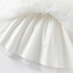 Dave&Bella Girls Summer White Princess Party Dress