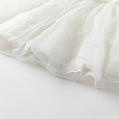 Dave&Bella Girls Summer White Princess Party Dress