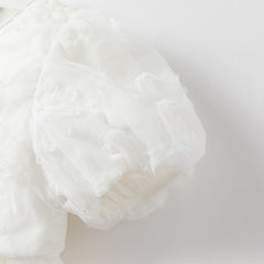 Dave&Bella Girls Summer White Princess Party Dress