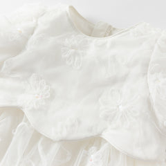 Dave&Bella Girls Summer White Princess Party Dress