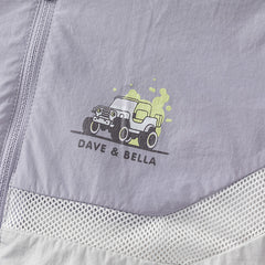 Dave&Bella Boys/Girls Summer Misty Purple UV Protective Hooded Jacket