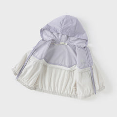 Dave&Bella Boys/Girls Summer Misty Purple UV Protective Hooded Jacket
