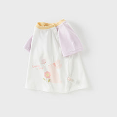 Dave&Bella Toddler Girls/Boys Summer Playful Multi-Print T-shirts Tops