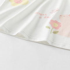 Dave&Bella Toddler Girls/Boys Summer Playful Multi-Print T-shirts Tops