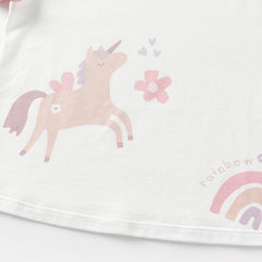 Dave&Bella Toddler Girls/Boys Summer Playful Multi-Print T-shirts Tops